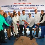 Ministro Kelvin Cruz inicia reconstrucción del Complejo Deportivo de San Pedro de Macorís
