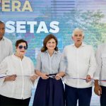 Raquel Peña inaugura carretera Las Mesetas en El Seibo