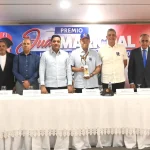 Junior Caminero celebra pase a Serie Mundial al ganar Premio Juan Marichal